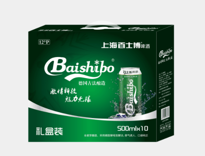 上海百士博原浆啤酒
礼盒装。