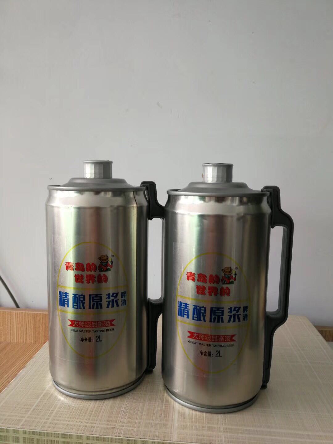 青島的，世界的，白啤原漿啤酒營養更健康