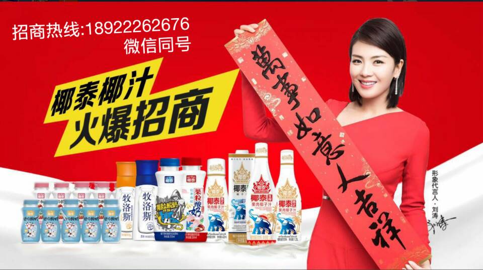 椰泰产品，江西辽宁招商热线:18922262676