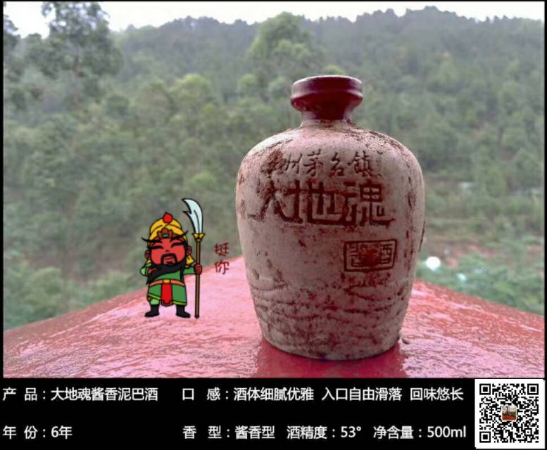 大地魂純糧食白酒，洞藏年份酒，種在土里的酒