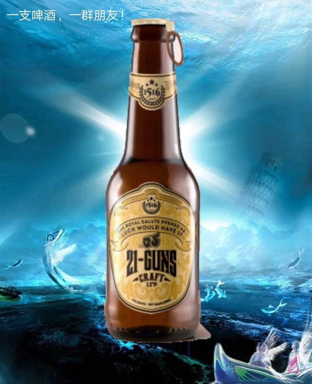 21GUNS ！21响皇家礼炮！精酿啤酒，德国条码