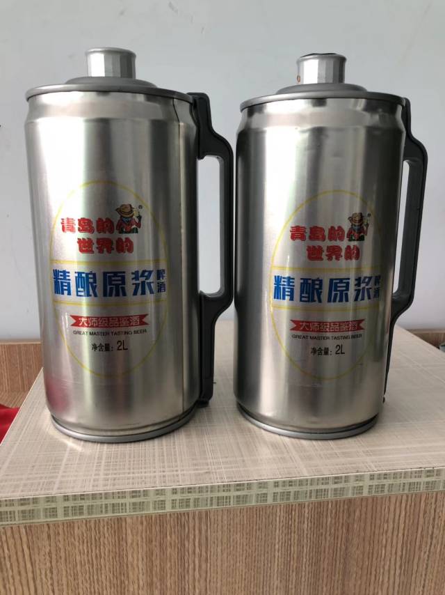2升桶裝精釀白啤原漿啤酒，營養(yǎng)又健康！