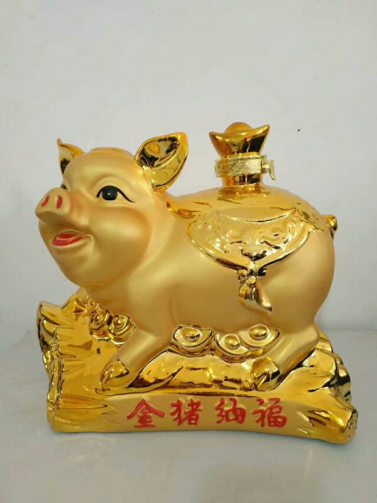 禮品酒，金豬納福，5斤裝