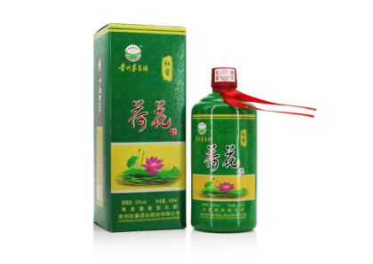 荷花酒，香柔酱香型，好喝不上头