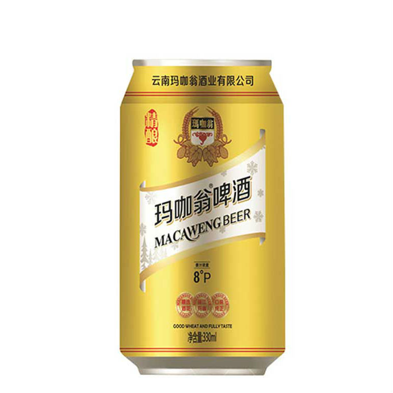 玛咖翁啤酒330ML罐装