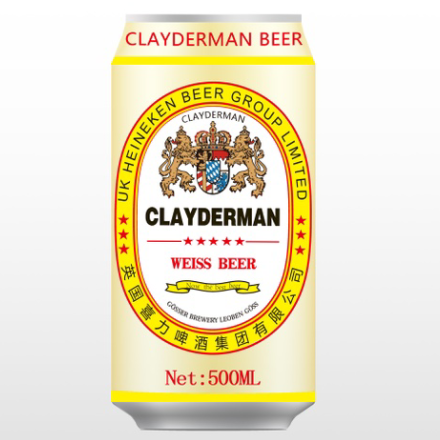 克莱德曼白啤酒500ml