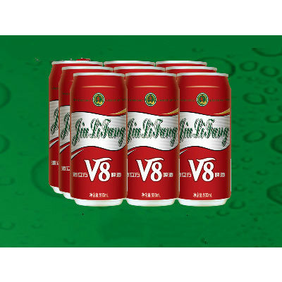 酒立方V8 10度啤酒易拉罐装