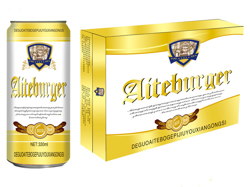 艾特博格啤酒330ml（黄罐）