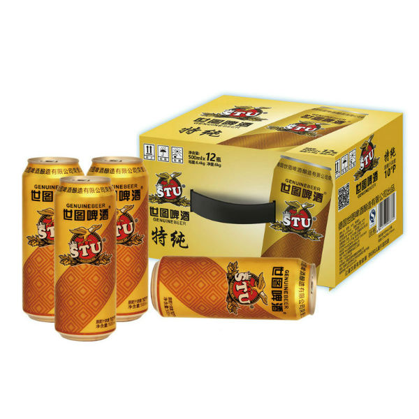 世图啤酒易拉罐（特纯）500mlx12罐