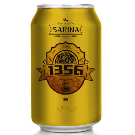 12°P萨瑞娜1356小麦原浆白啤罐装