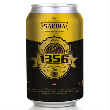 12°P萨瑞娜1356小麦原浆黑啤罐装