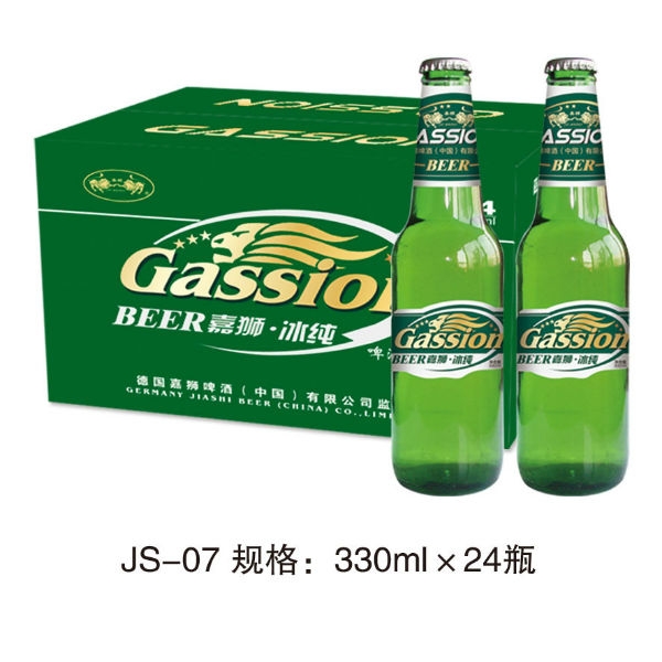 嘉狮啤酒JS-07规格：330mlx24