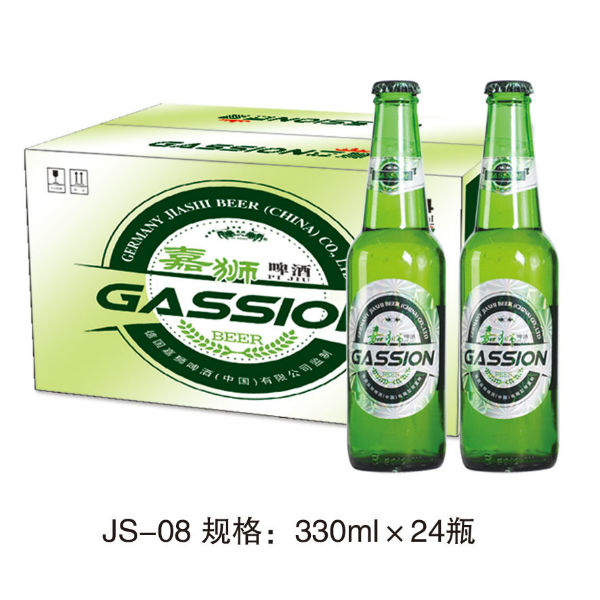 嘉狮啤酒JS-08规格：330mlx24