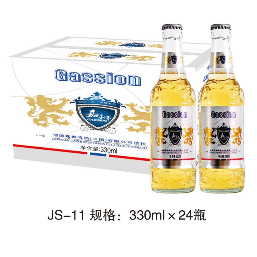 嘉狮啤酒JS-11规格：330mlx24
