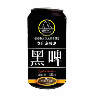 秦山岛啤酒黑啤330ML