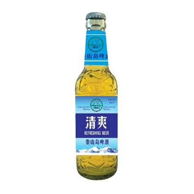 秦山岛啤酒清爽型瓶装