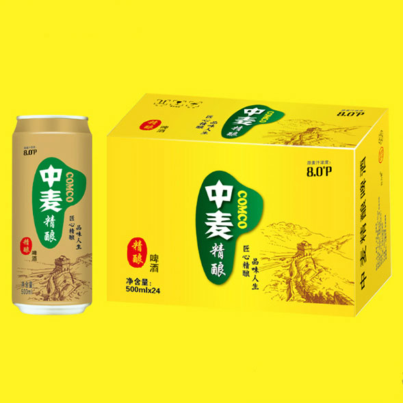 中麦精酿啤酒500mlx24