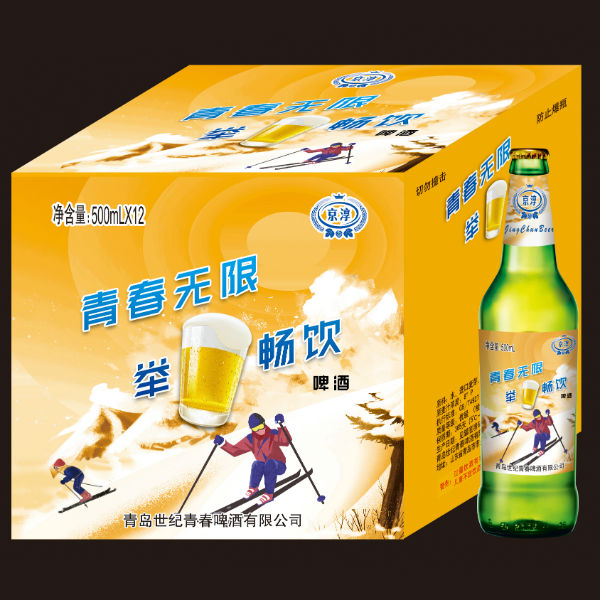 京淳啤酒500mlX12瓶