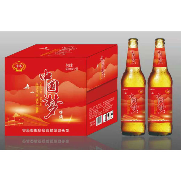 京淳啤酒中国梦500mlX12瓶