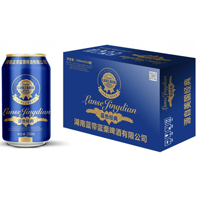 蓝栗啤酒330ml