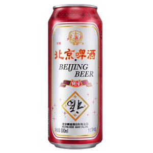 北京啤酒11度纯生听（500ml）生啤酒