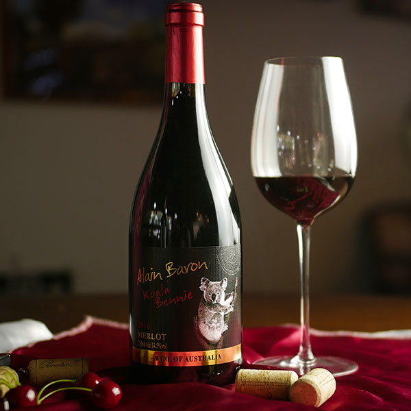 艾隆堡澳洲考拉美乐干红葡萄酒