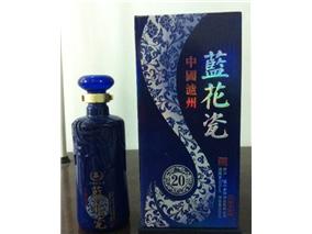 泸州老酒--蓝花瓷20年